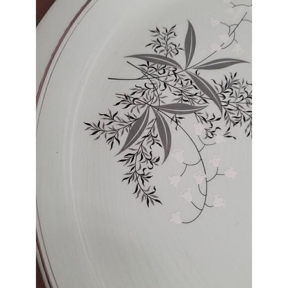 Lady Empire Permacal Serving Platter and Large Round Serving  Bowl  Mid Century - Picture 4 of 11